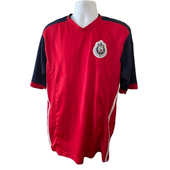 Gool Chivas del Guadalajara Mens Size S-L Red Blue Soccer Jersey - Picture 2 of 12